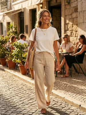 Sinsay - Ażurowa koszulka - kremowy