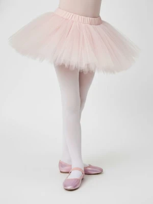 Sinsay - Baleriny z efektem holo i paskiem - różowy