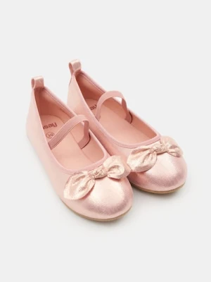 Sinsay - Baleriny z kokardą - różowy