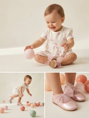 Sinsay - Baleriny z tiulową kokardą - różowy