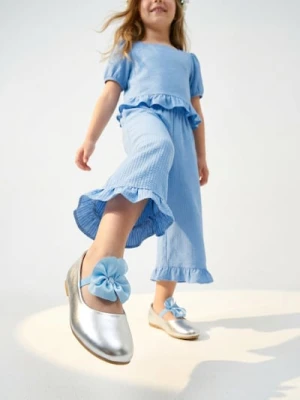 Sinsay - Baleriny z tiulowym elementem 3D Frozen - srebrny