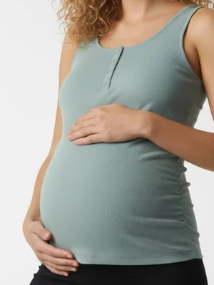 Sinsay - Bawełniana bluzka na ramiączkach - niebieski