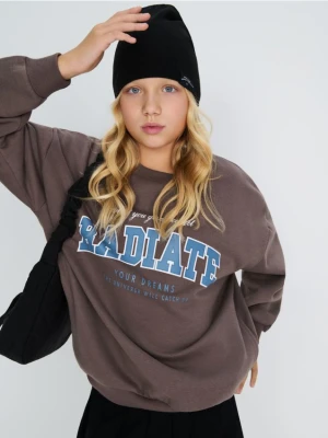 Sinsay - Bawełniana czapka - czarny