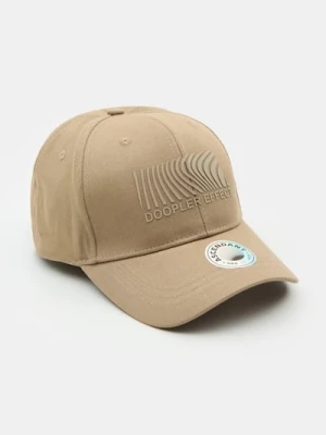 Sinsay - Bawełniana czapka z daszkiem - beżowy