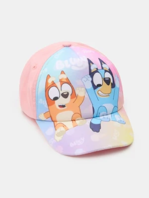 Sinsay - Bawełniana czapka z daszkiem Bluey - różowy