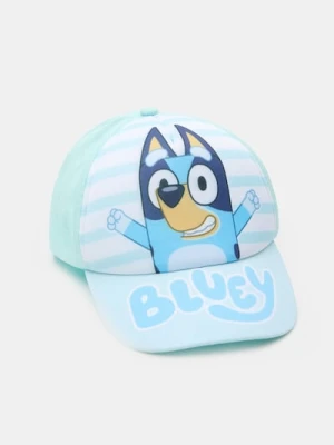 Sinsay - Bawełniana czapka z daszkiem Bluey - zielony
