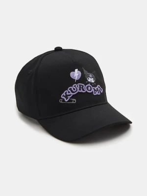 Sinsay - Bawełniana czapka z daszkiem Kuromi - czarny