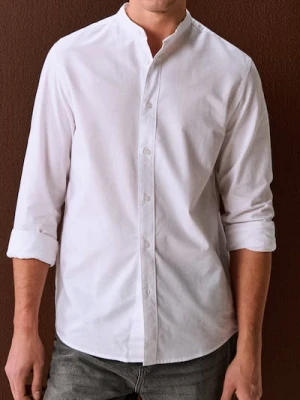 Sinsay - Bawełniana koszula - biały