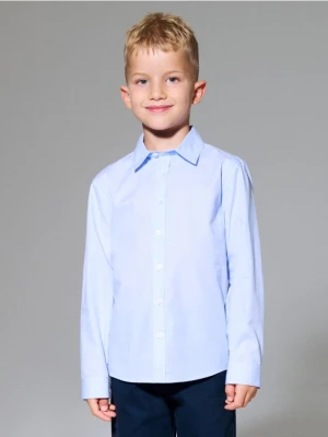 Sinsay - Bawełniana koszula - błękitny