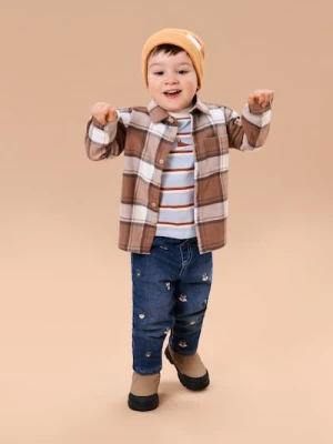 Sinsay - Bawełniana koszula w kratę - wielobarwny