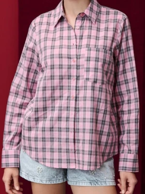 Sinsay - Bawełniana koszula w kratę - wielobarwny