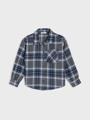 Sinsay - Bawełniana koszula w kratę - wielobarwny