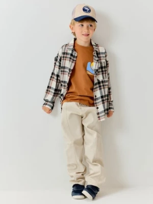 Sinsay - Bawełniana koszula w kratę - wielobarwny