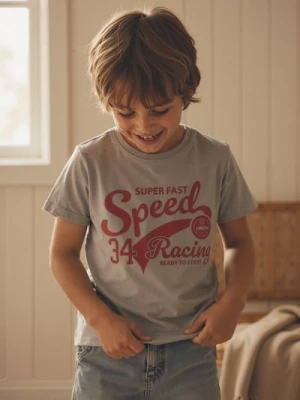 Sinsay - Bawełniana koszulka 2 pack - szary