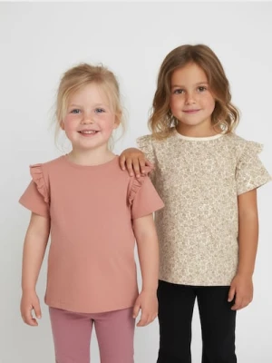 Sinsay - Bawełniana koszulka 2 pack - wielobarwny