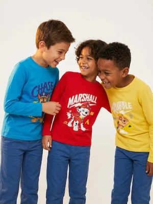 Sinsay - Bawełniana koszulka 3 pack PAW Patrol - wielobarwny