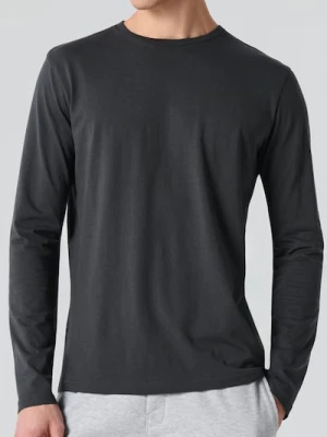 Sinsay - Bawełniana koszulka basic - szary