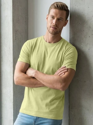 Sinsay - Bawełniana koszulka basic - zielony