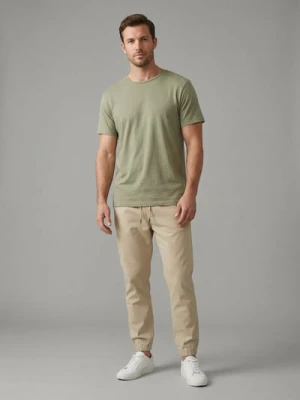 Sinsay - Bawełniana koszulka basic - zielony