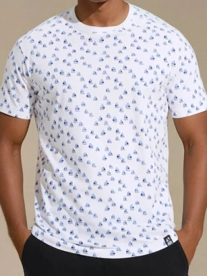 Sinsay - Bawełniana koszulka - biały