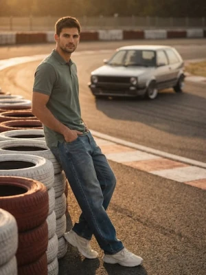 Sinsay - Bawełniana koszulka polo z haftem - zielony