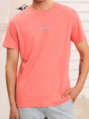 Sinsay - Bawełniana koszulka - pomarańczowy