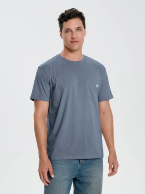 Sinsay - Bawełniana koszulka - szary