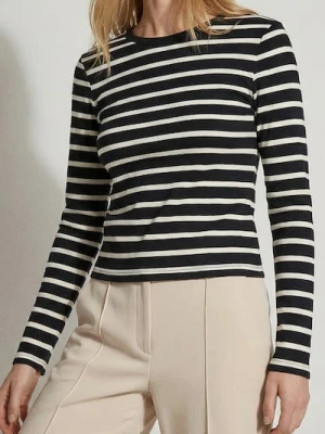 Sinsay - Bawełniana koszulka z długim rękawem - wielobarwny