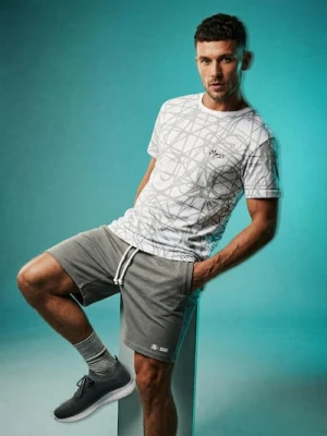 Sinsay - Bawełniana koszulka z haftowanym napisem Mess - biały