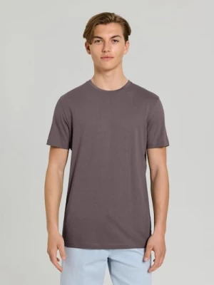 Sinsay - Bawełniana koszulka z krótkim rękawem - green spruce