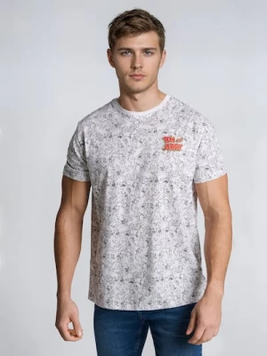 Sinsay - Bawełniana koszulka z krótkim rękawem Tom and Jerry - biały