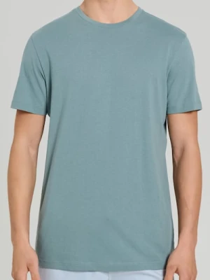 Sinsay - Bawełniana koszulka z krótkim rękawem - zielony