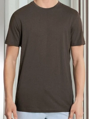 Sinsay - Bawełniana koszulka z krótkim rękawem - zielony