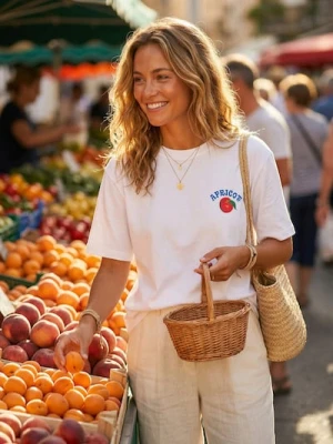 Sinsay - Bawełniana koszulka z nadrukiem - biały