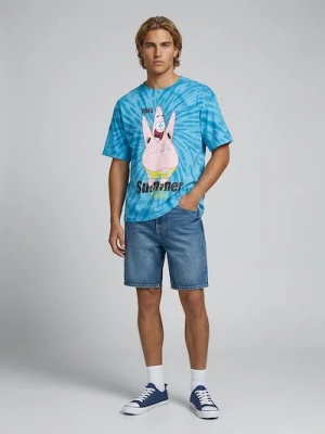 Sinsay - Bawełniana koszulka z nadrukiem SpongeBob - wielobarwny