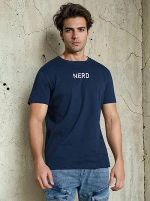 Sinsay - Bawełniana koszulka z napisem - szary