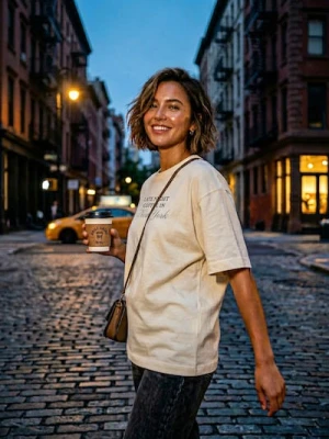 Sinsay - Bawełniana koszulka z napisem - żółty