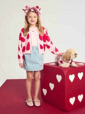 Sinsay - Bawełniana koszulka z ozdobnymi falbankami 2 pack - wielobarwny