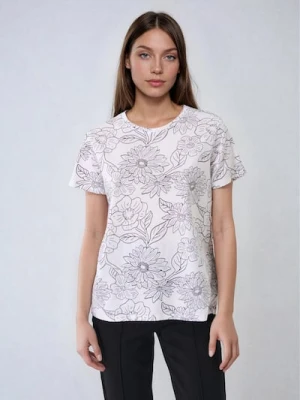 Sinsay - Bawełniana koszulka ze wzorem - Inny