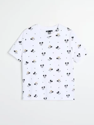 Zdjęcie produktu Sinsay - Bawełniana koszulka ze wzorem Minnie and Mickey - wielobarwny