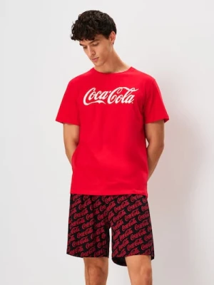 Sinsay - Bawełniana piżama dwuczęściowa Coca-Cola - wielobarwny