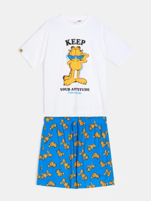 Sinsay - Bawełniana piżama dwuczęściowa Garfield - wielobarwny