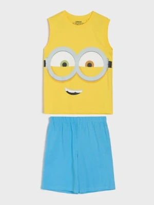 Sinsay - Bawełniana piżama dwuczęściowa Minions - żółty