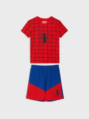 Sinsay - Bawełniana piżama dwuczęściowa Spider-Man - czerwony