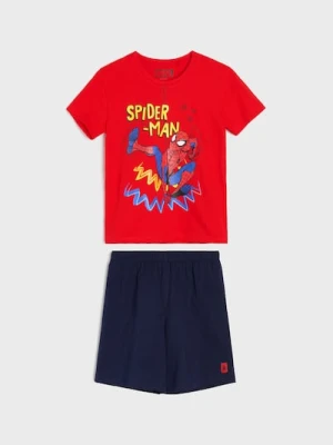 Sinsay - Bawełniana piżama dwuczęściowa Spider-Man - czerwony