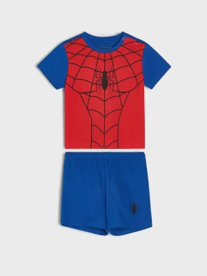 Sinsay - Bawełniana piżama dwuczęściowa Spider-Man - czerwony