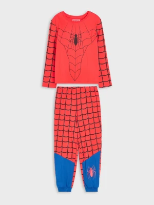 Sinsay - Bawełniana piżama dwuczęściowa Spider-Man - czerwony
