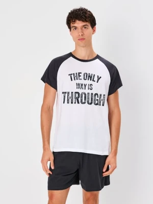 Sinsay - Bawełniana piżama dwuczęściowa - wielobarwny