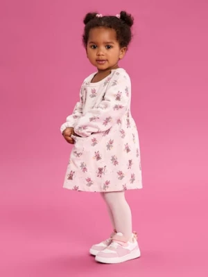 Sinsay - Bawełniana sukienka - kremowy