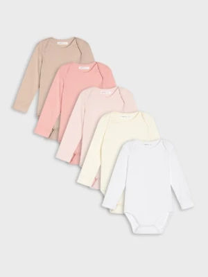 Sinsay - Bawełniane body 5-pack - biały